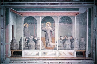 St. Francis Appears to St. Anthony in Arles, from the Bardi Chapel, c.1320 by Giotto di Bondone
